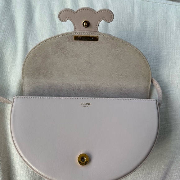 Celine Pink Crossbody Bag with Triomphe Hardware - Picture 4 of 6